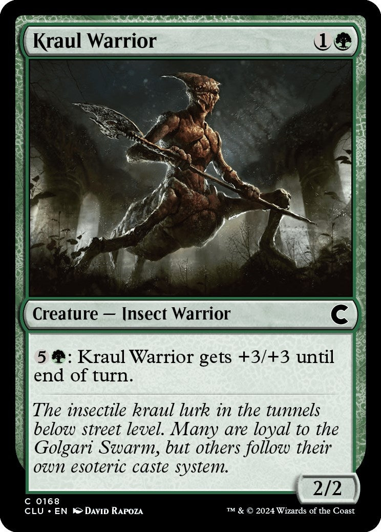 Image for Kraul Warrior (168) - Magic: The Gathering