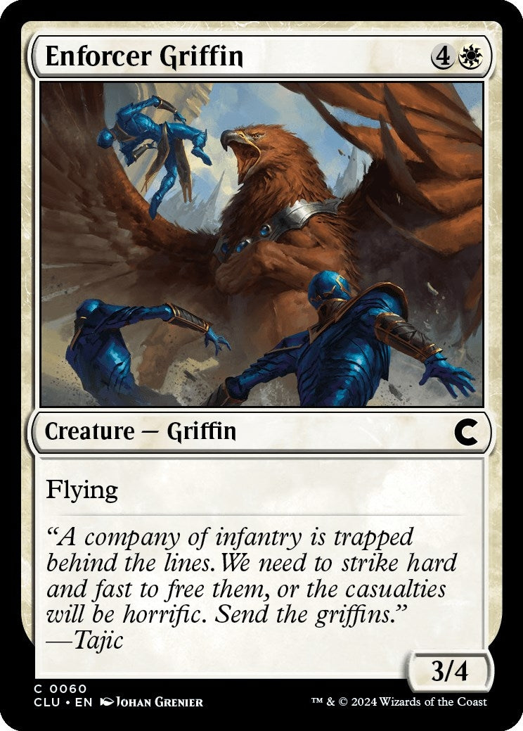 Image for Enforcer Griffin (60) - Magic: The Gathering