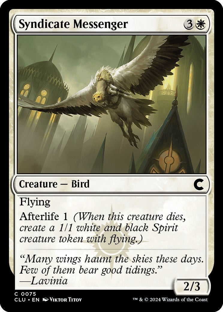 Image for Syndicate Messenger (75) - Magic: The Gathering