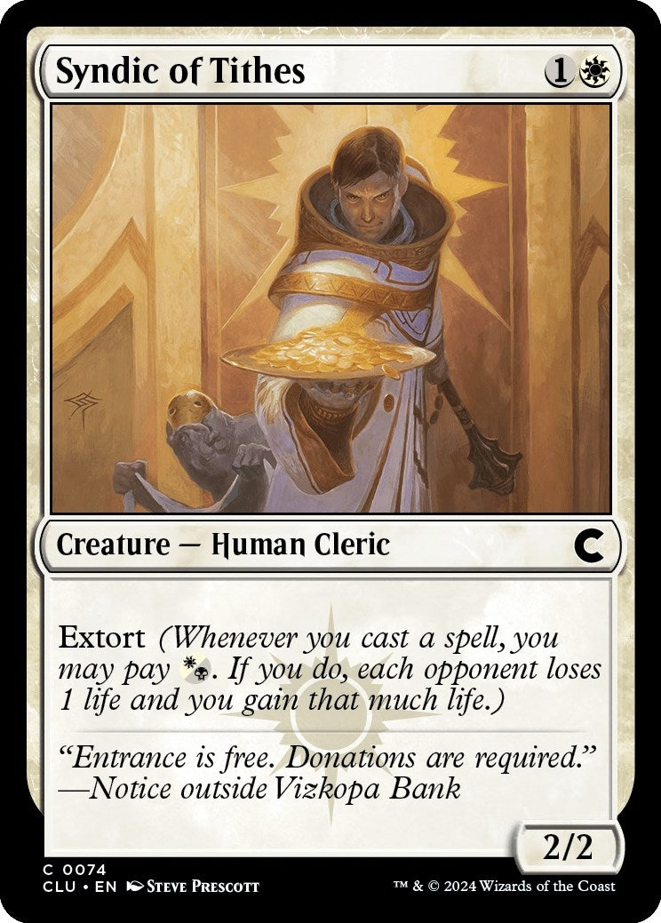 Image for Syndic of Tithes (74) - Magic: The Gathering