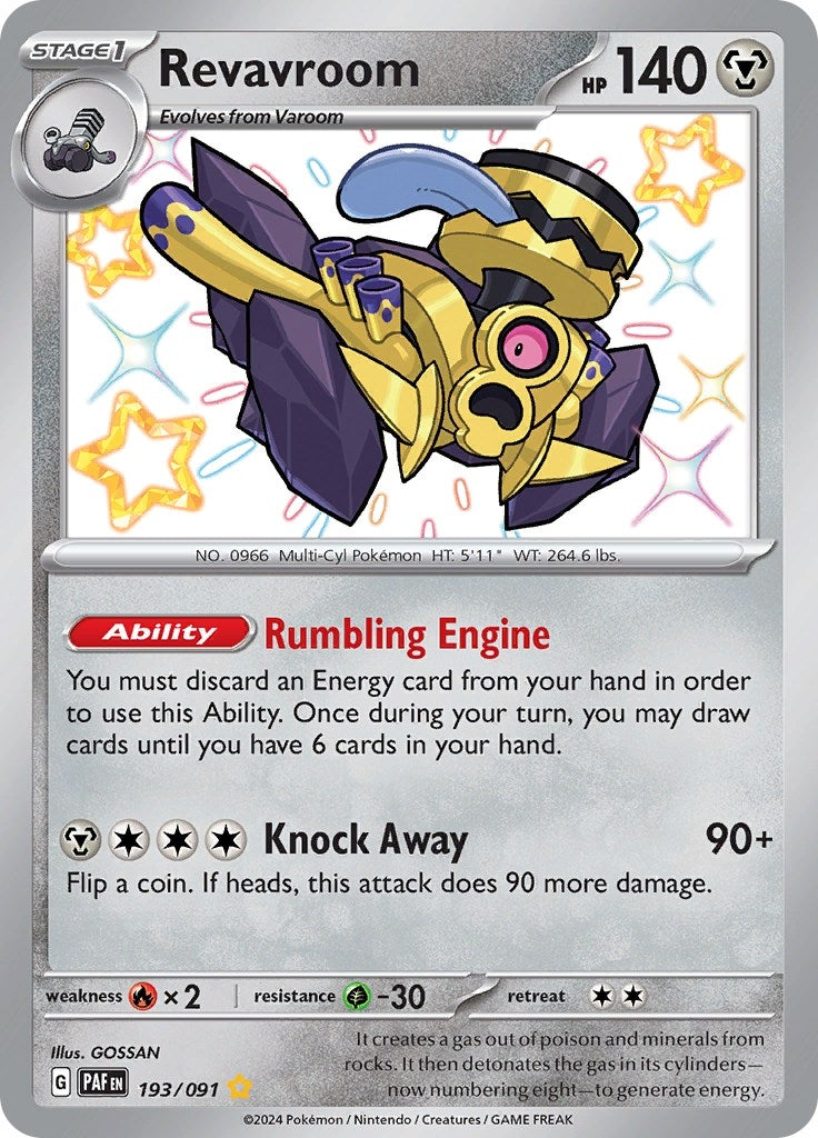 Image for Revavroom (193/091) (PAF) - Pokemon