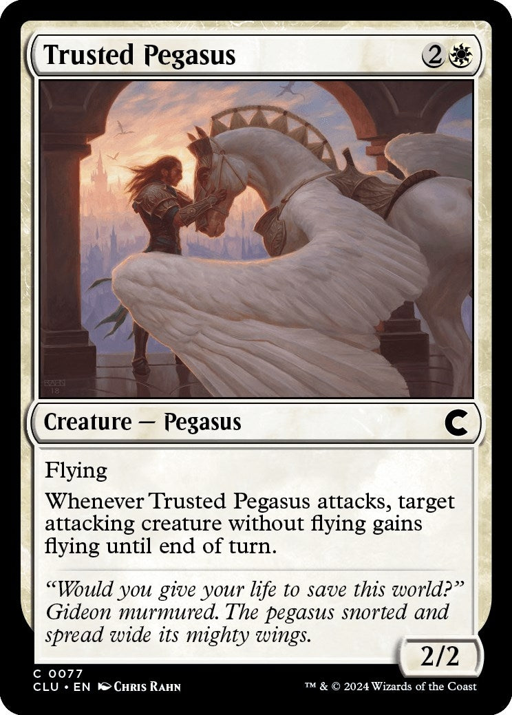 Image for Trusted Pegasus (77) - Magic: The Gathering