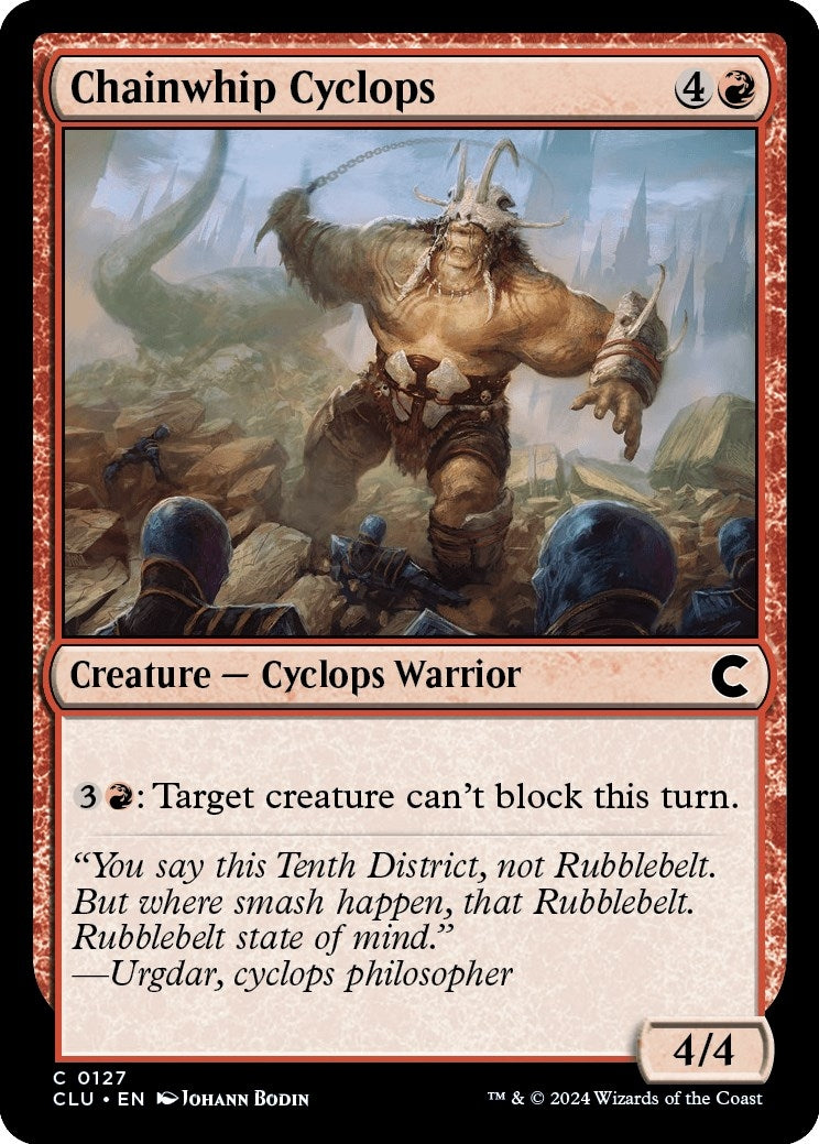 Image for Chainwhip Cyclops (127) - Magic: The Gathering