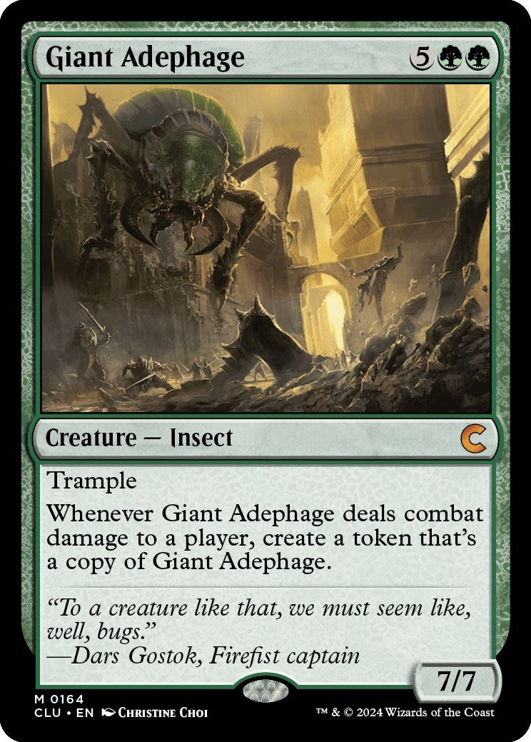Image for Giant Adephage (164) - Magic: The Gathering