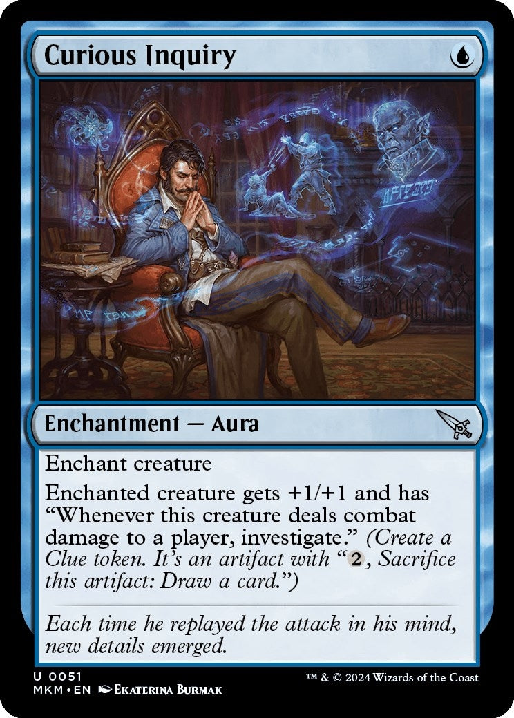 Image for Curious Inquiry (51) (MKM) - Magic: The Gathering