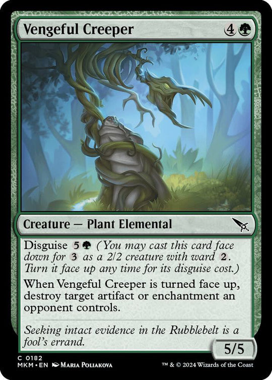 Image for Vengeful Creeper (182) - Magic: The Gathering