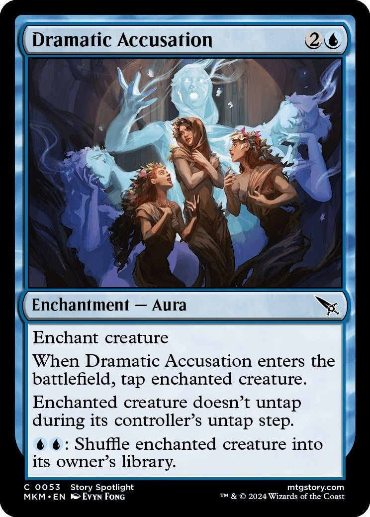 Image for Dramatic Accusation (53) - Magic: The Gathering