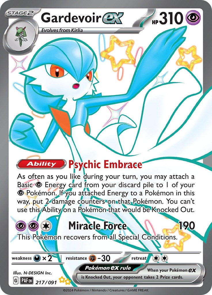 Image for Gardevoir ex (217/091) (PAF) - Pokemon