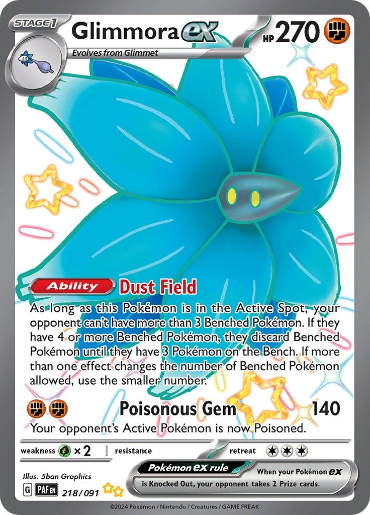 Image for Glimmora ex (218/091) (PAF) - Pokemon