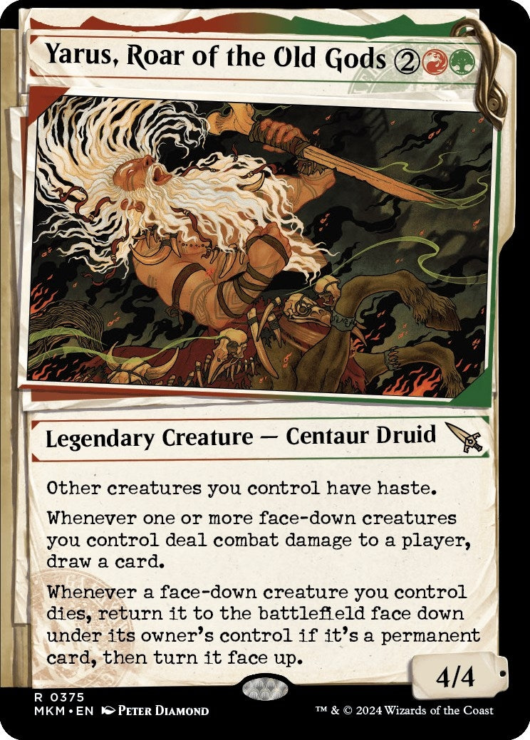 Image for Yarus, Roar of the Old Gods (Showcase) (375) (MKM) - Magic: The Gathering