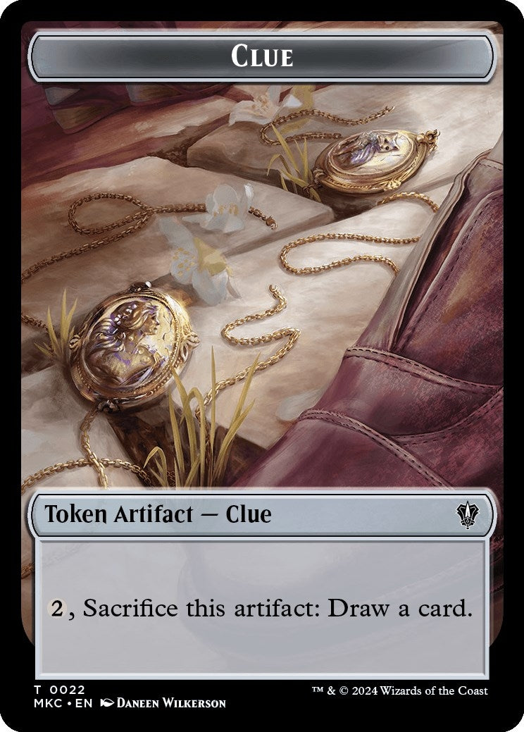Image for Clue // Insect (0017) Double-Sided Token (22 // 17) (MKC) - Magic: The Gathering