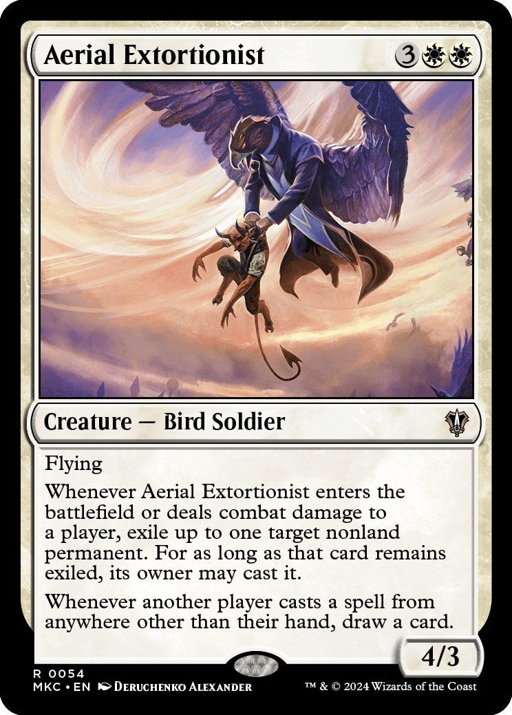 Image for Aerial Extortionist (54) (MKC) - Magic: The Gathering