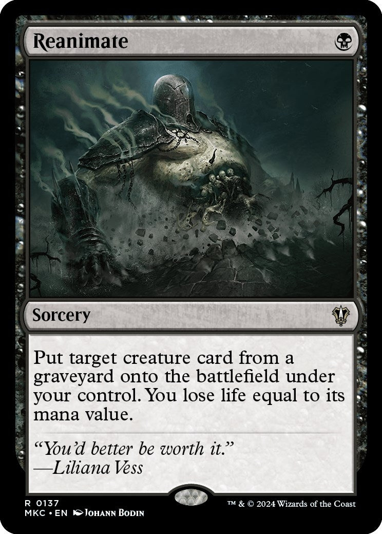 Image for Reanimate (137) - Magic: The Gathering