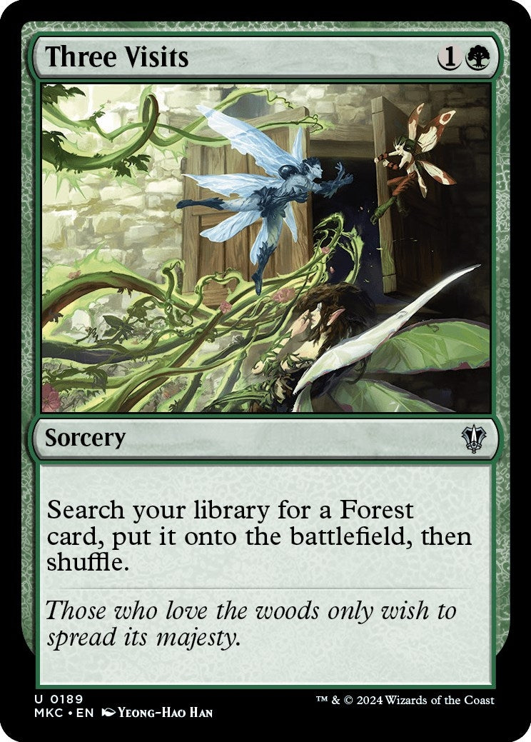 Image for Three Visits (189) - Magic: The Gathering