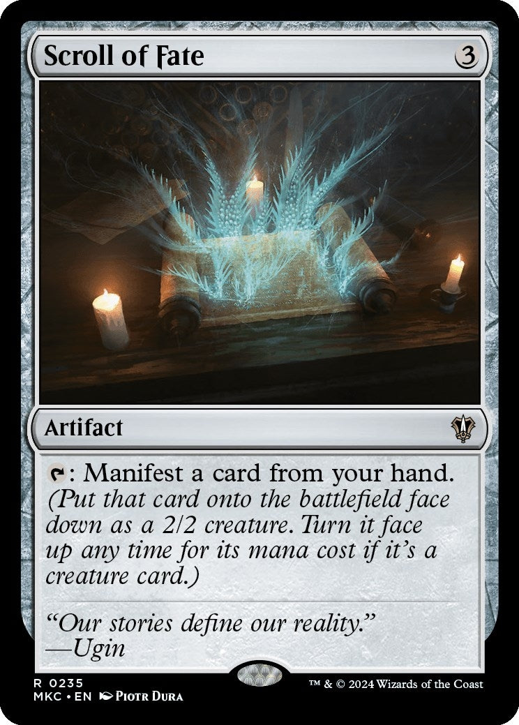 Image for Scroll of Fate (235) (MKC) - Magic: The Gathering