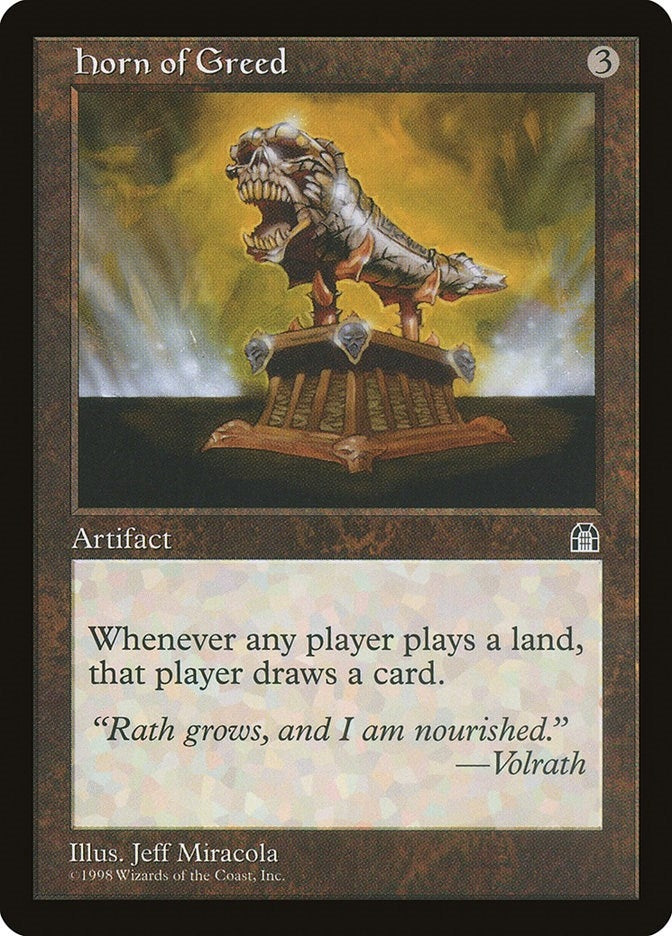 Image for Horn of Greed - Magic: The Gathering