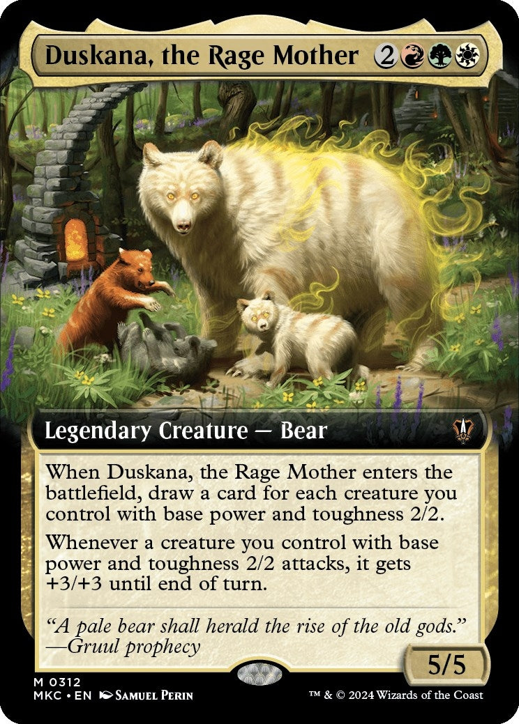 Image for Duskana, the Rage Mother (Extended Art) (312) - Magic: The Gathering