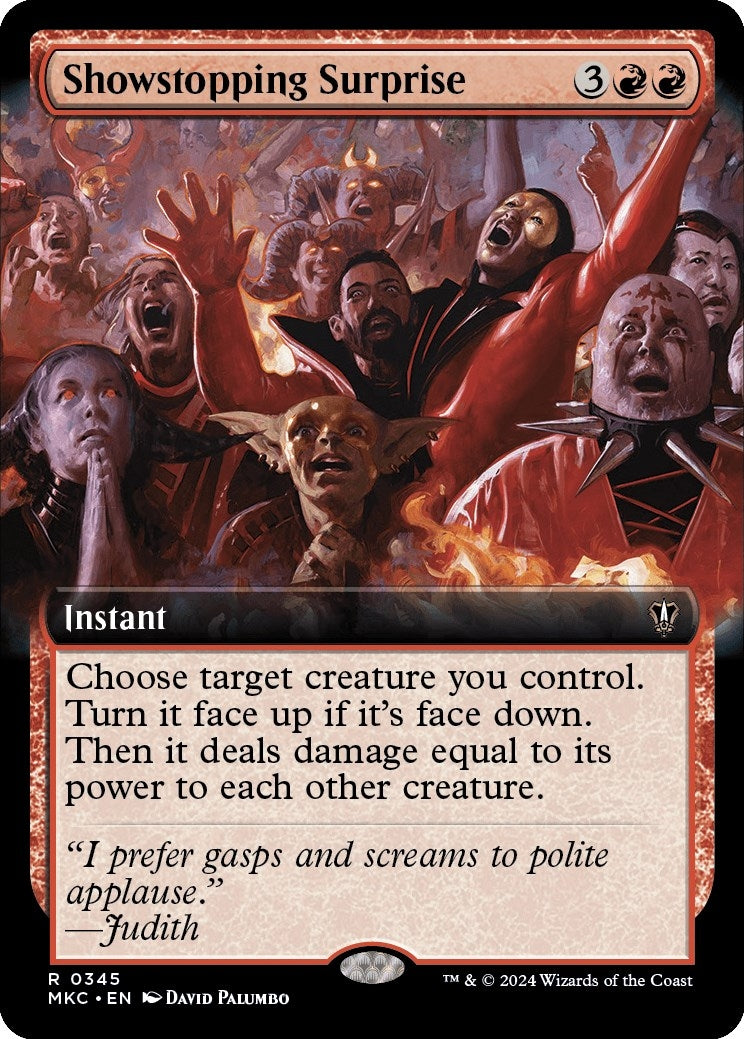 Image for Showstopping Surprise (Extended Art) (345) - Magic: The Gathering