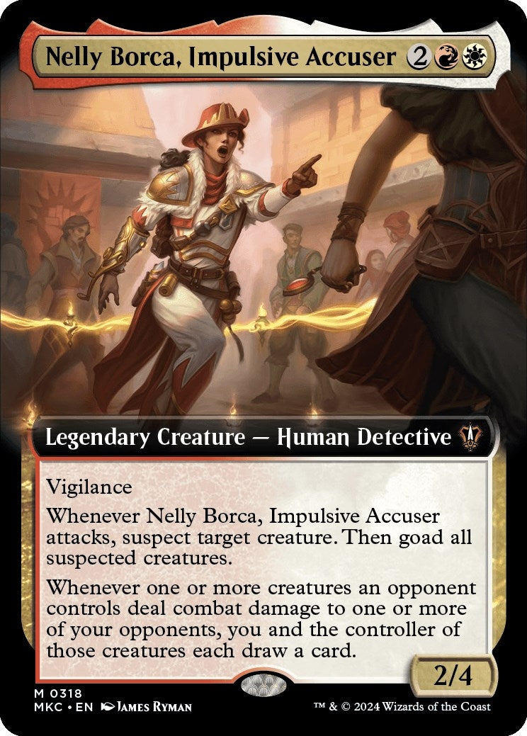 Image for Nelly Borca, Impulsive Accuser (Extended Art) (318) - Magic: The Gathering