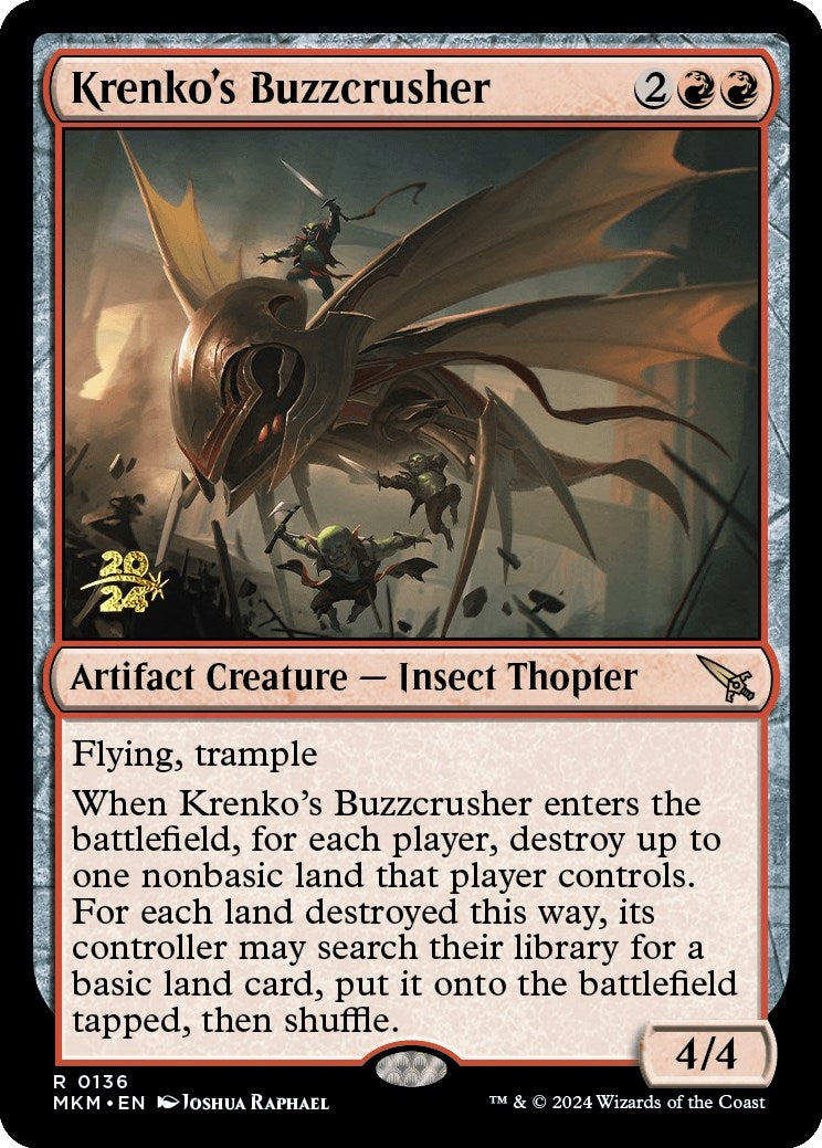 Image for Krenko's Buzzcrusher (136) - Magic: The Gathering