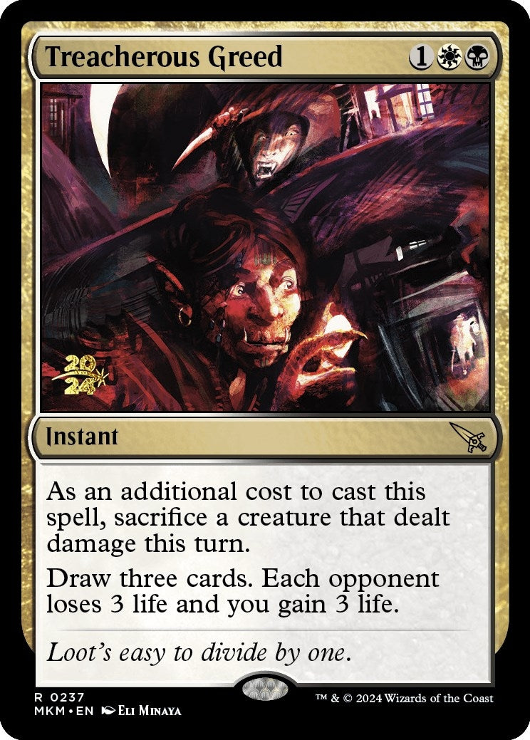 Image for Treacherous Greed (237) - Magic: The Gathering