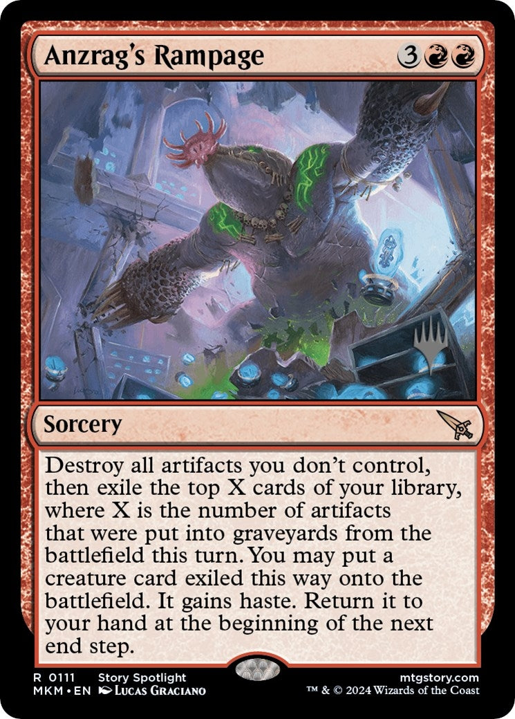 Image for Anzrag's Rampage (111) (PPMKM) - Magic: The Gathering