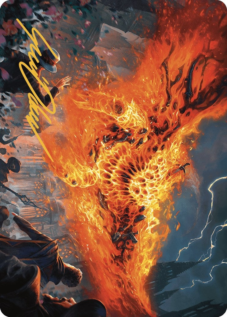Image for Havoc Eater Art Card (Gold-Stamped Signature) (48) (ASMKM) - Magic: The Gathering