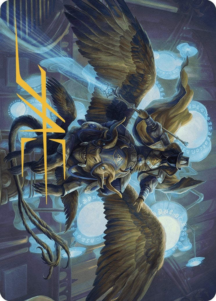 Image for Ezrim, Agency Chief Art Card (Gold-Stamped Signature) (20) (ASMKM) - Magic: The Gathering