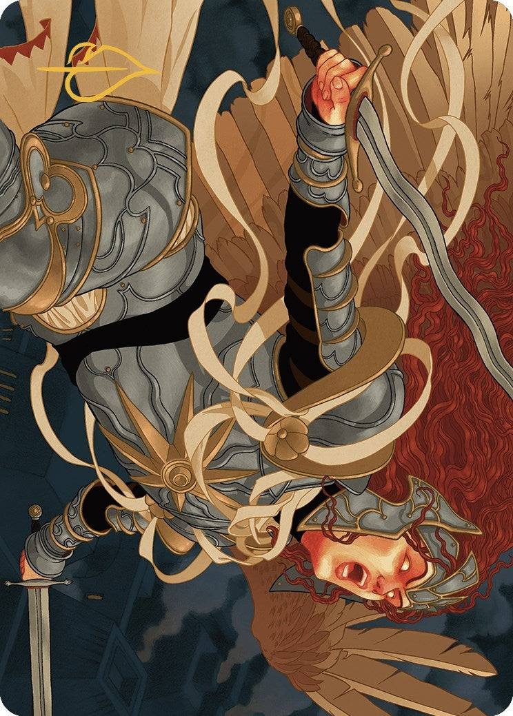 Image for Aurelia, the Law Above Art Card (41/49) (Gold-Stamped Signature) (41) (ASMKM) - Magic: The Gathering