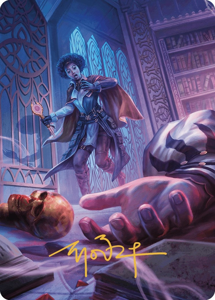 Image for Deadly Complication Art Card (Gold-Stamped Signature) (33) - Magic: The Gathering