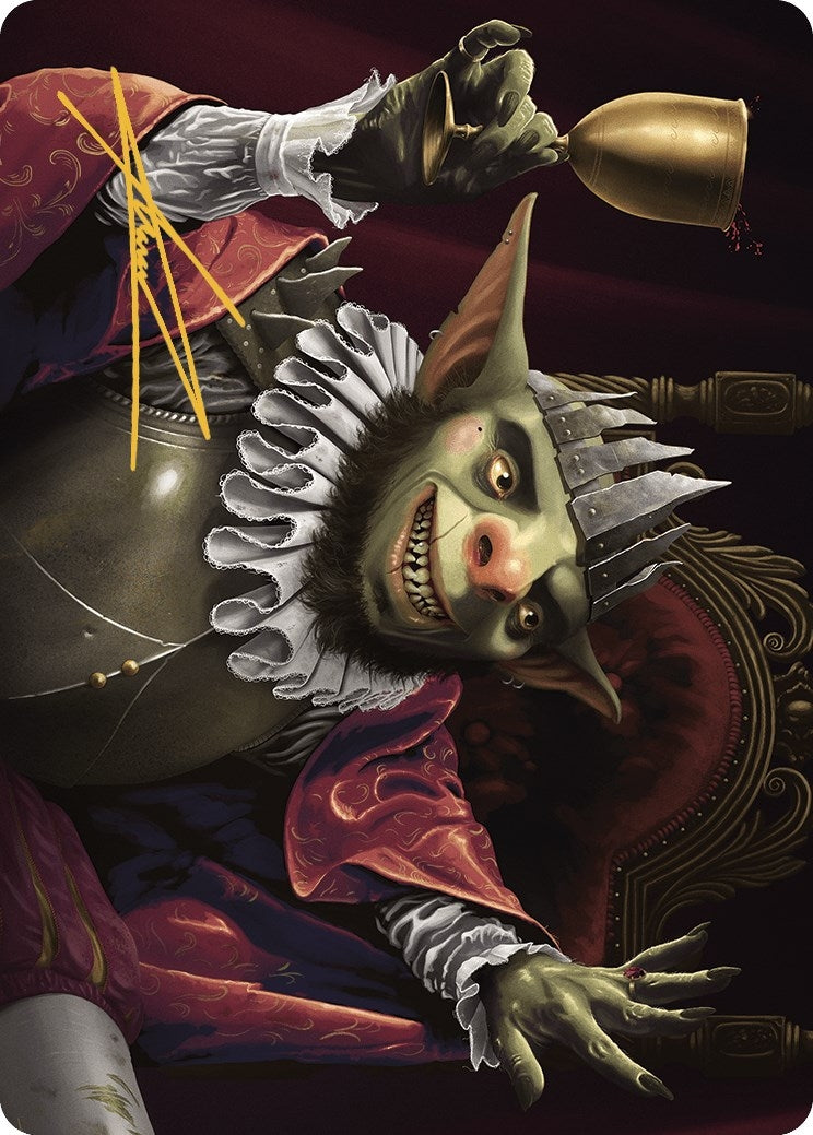 Image for Krenko, Baron of Tin Street Art Card (Gold-Stamped Signature) (40) (ASMKM) - Magic: The Gathering