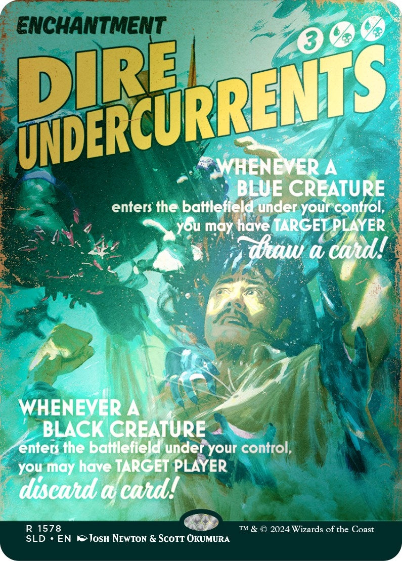 Image for Dire Undercurrents (Rainbow Foil) (1578) - Magic: The Gathering