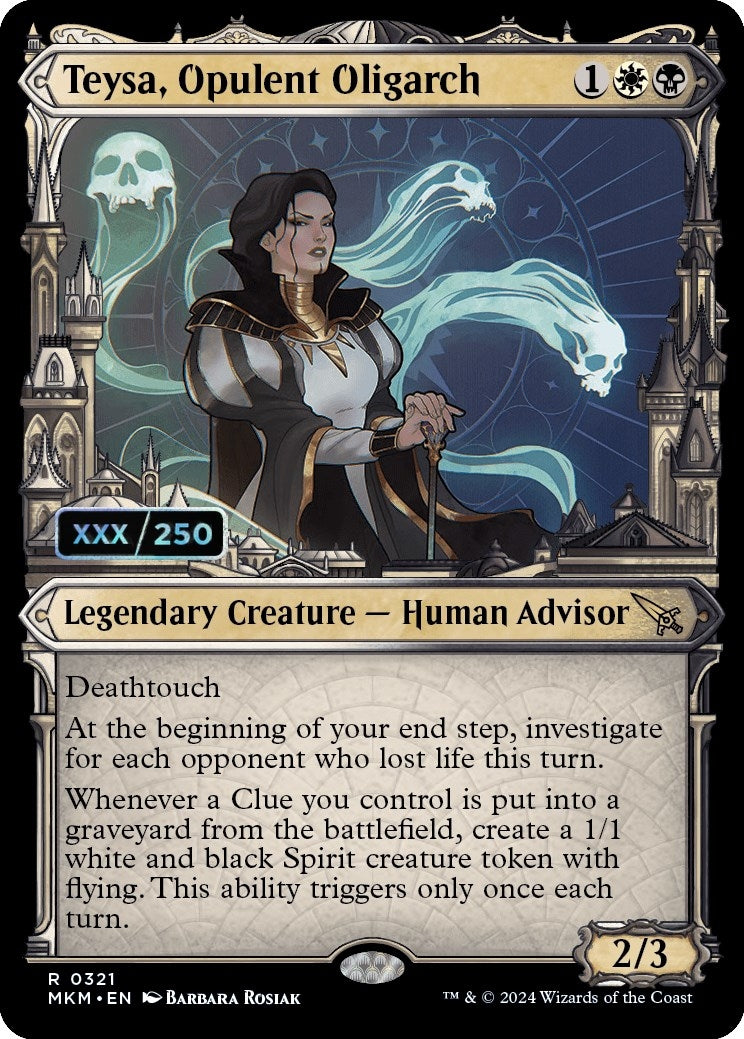 Image for Teysa, Opulent Oligarch (Serial Numbered) (321) - Magic: The Gathering