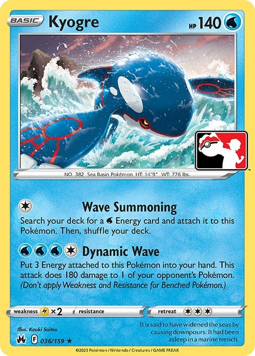 Image for Kyogre (036/159) - Pokemon