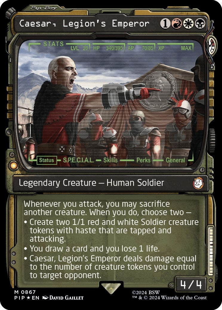 Image for Caesar, Legion's Emperor (Showcase) (Surge Foil) (867) - Magic: The Gathering