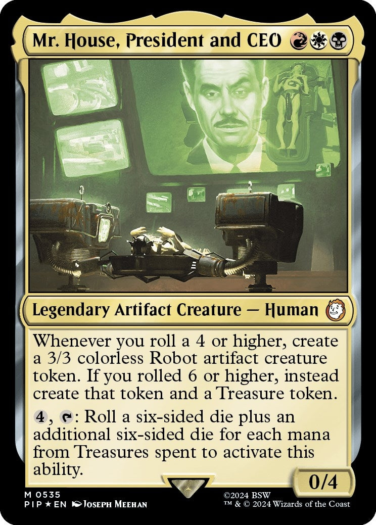 Image for Mr. House, President and CEO (Surge Foil) (535) - Magic: The Gathering