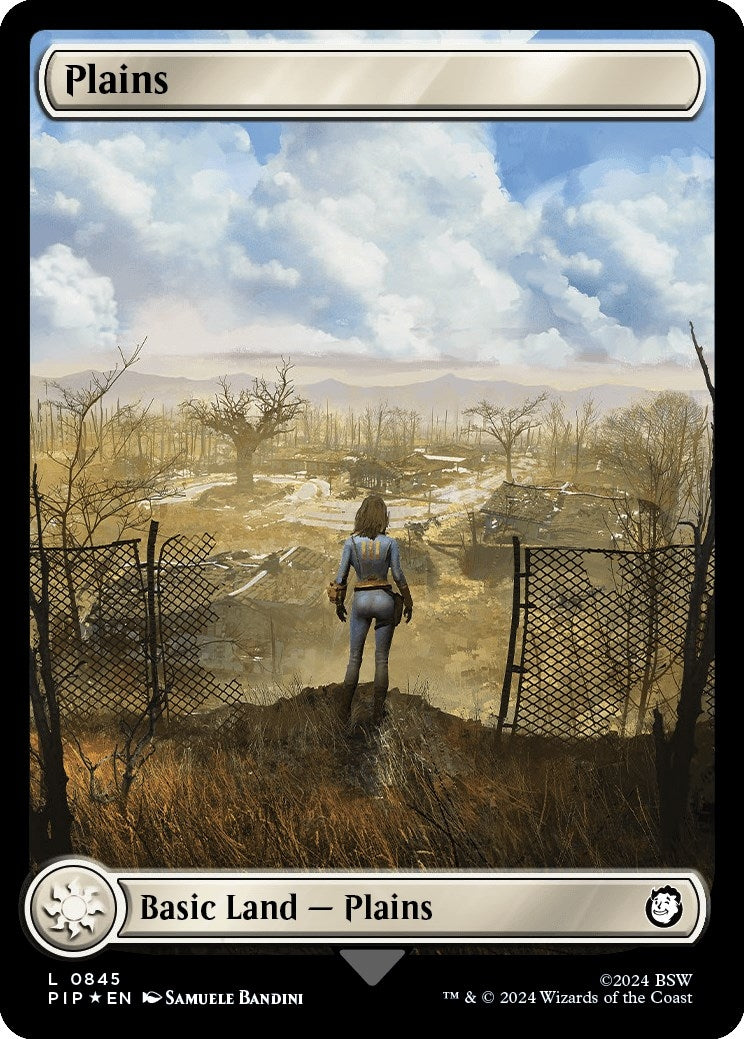 Image for Plains (0845) (Surge Foil) (845) - Magic: The Gathering