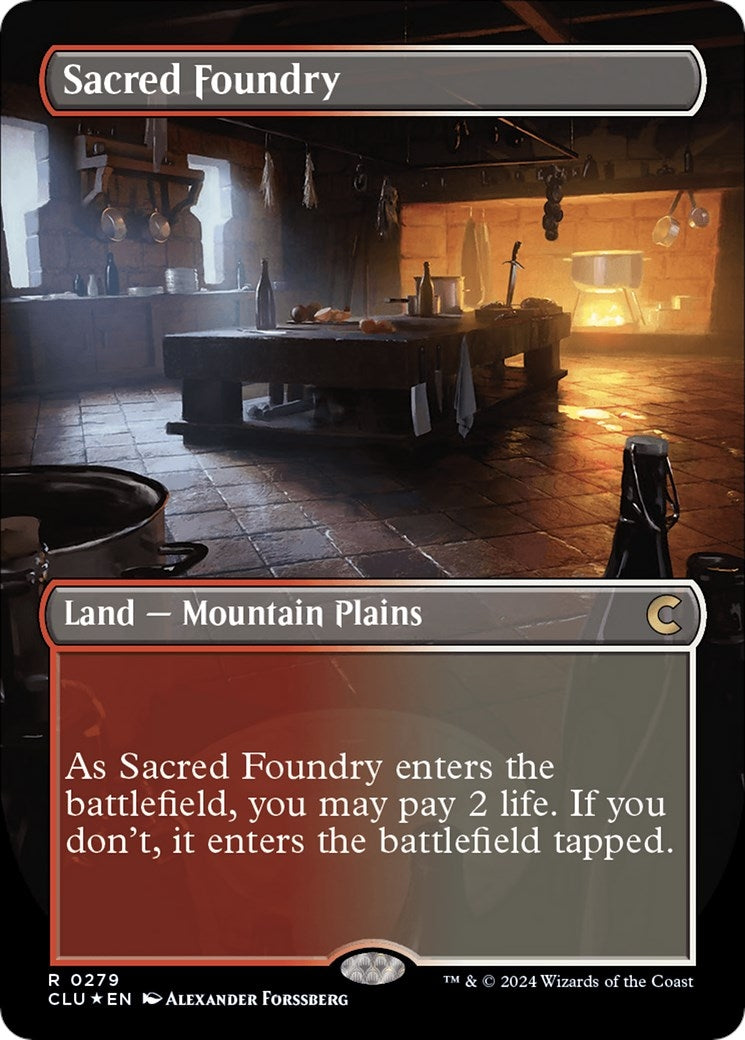 Image for Sacred Foundry (Borderless) (279) - Magic: The Gathering