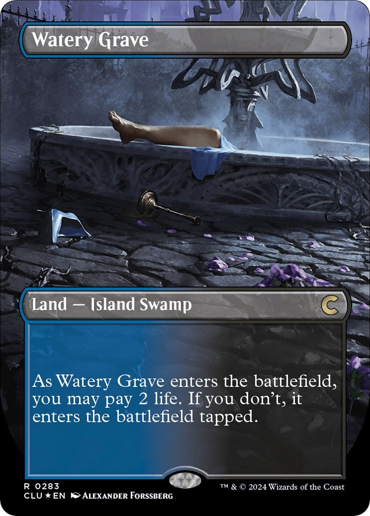 Image for Watery Grave (Borderless) (283) - Magic: The Gathering