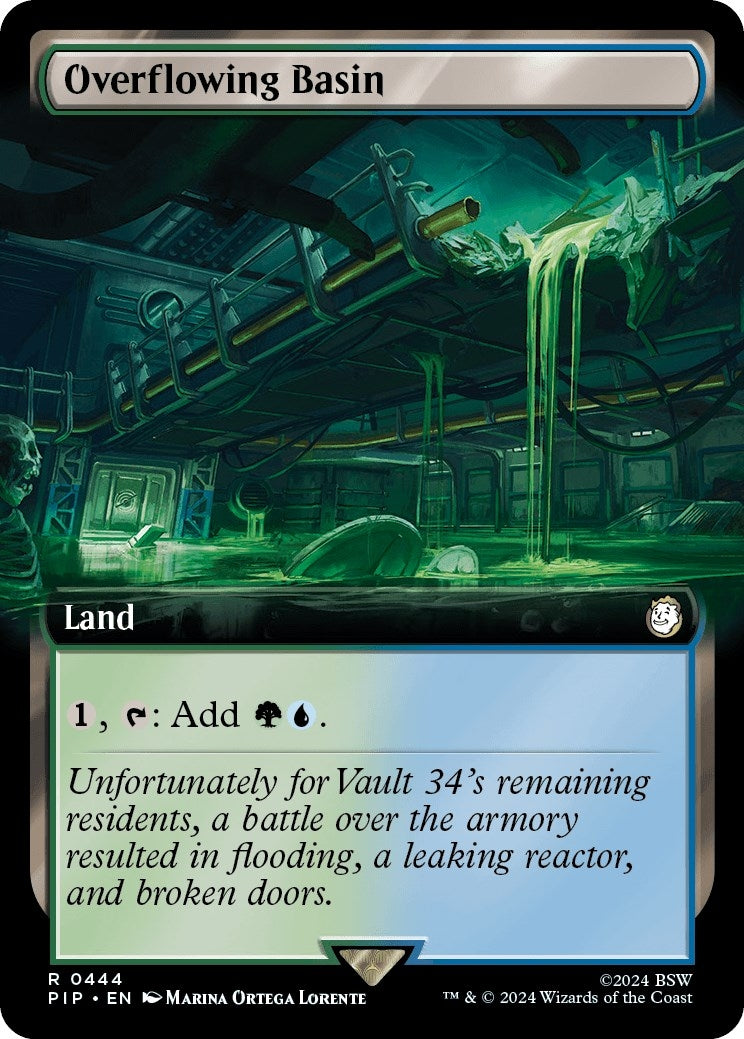 Image for Overflowing Basin (Extended Art) (444) - Magic: The Gathering