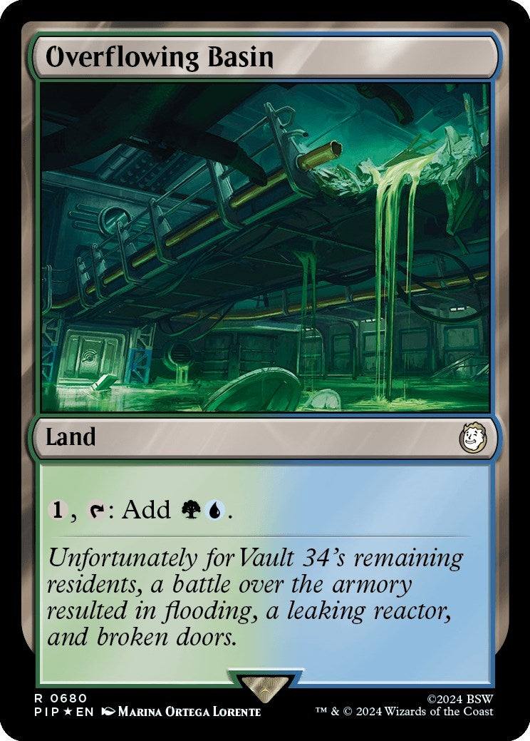 Image for Overflowing Basin (Surge Foil) (680) - Magic: The Gathering