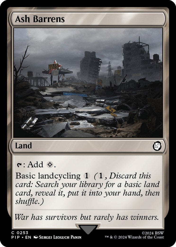 Image for Ash Barrens (253) - Magic: The Gathering
