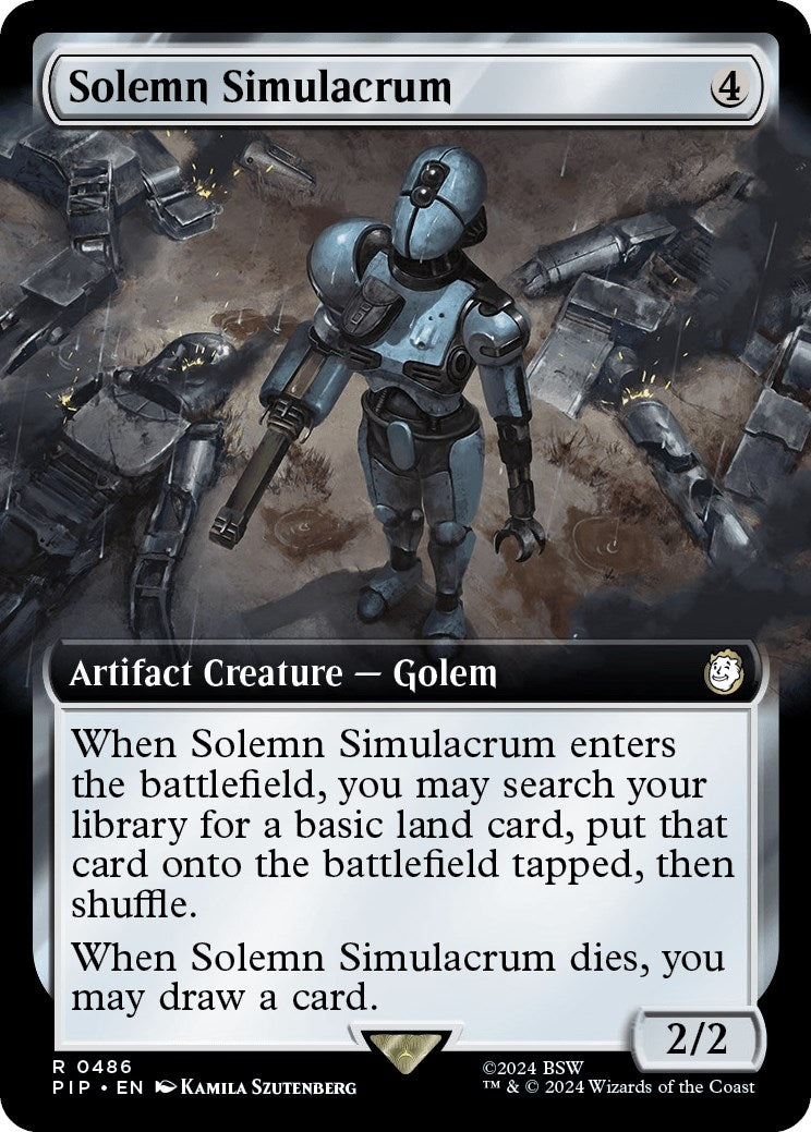 Image for Solemn Simulacrum (Extended Art) (486) - Magic: The Gathering