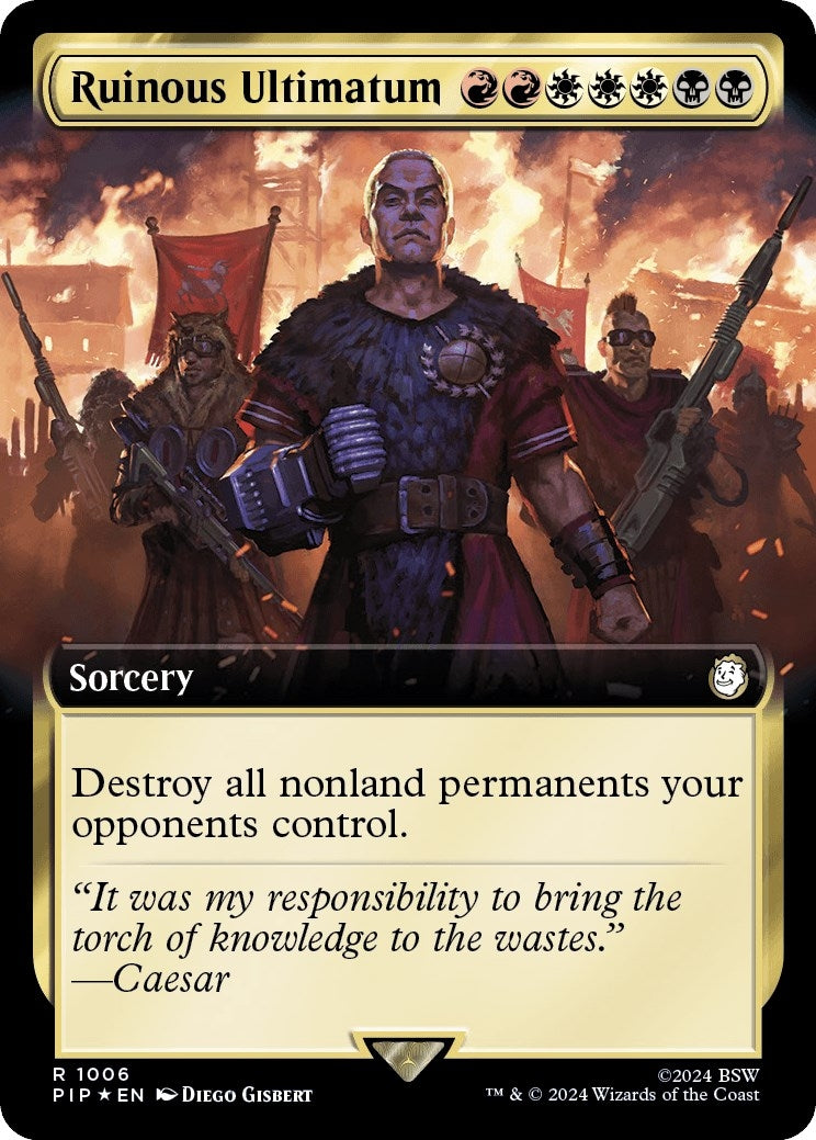 Image for Ruinous Ultimatum (Extended Art) (Surge Foil) (1006) - Magic: The Gathering