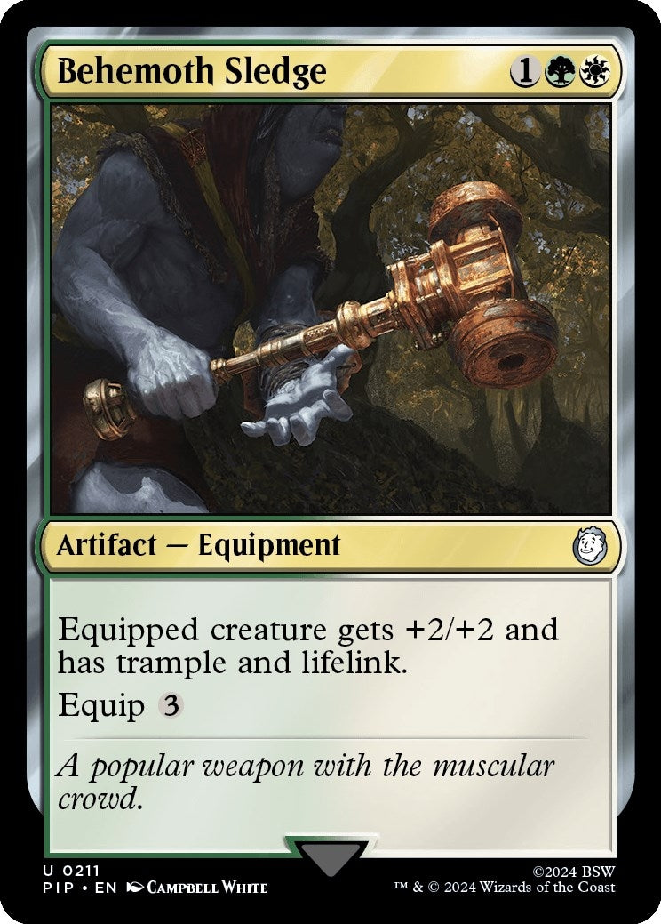 Image for Behemoth Sledge (211) - Magic: The Gathering