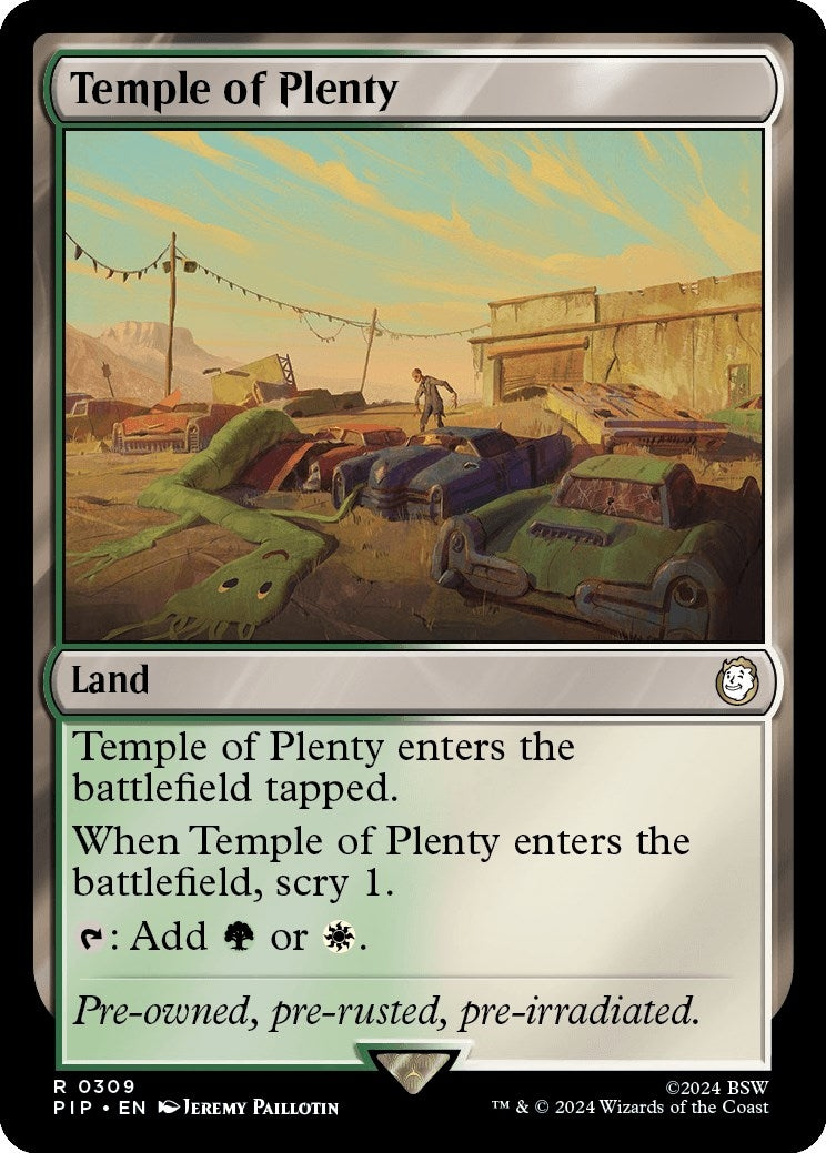 Image for Temple of Plenty (309) - Magic: The Gathering