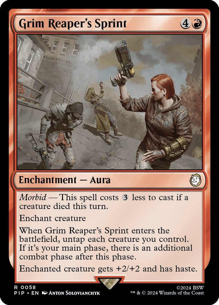 Image for Grim Reaper's Sprint (58) (PIP) - Magic: The Gathering
