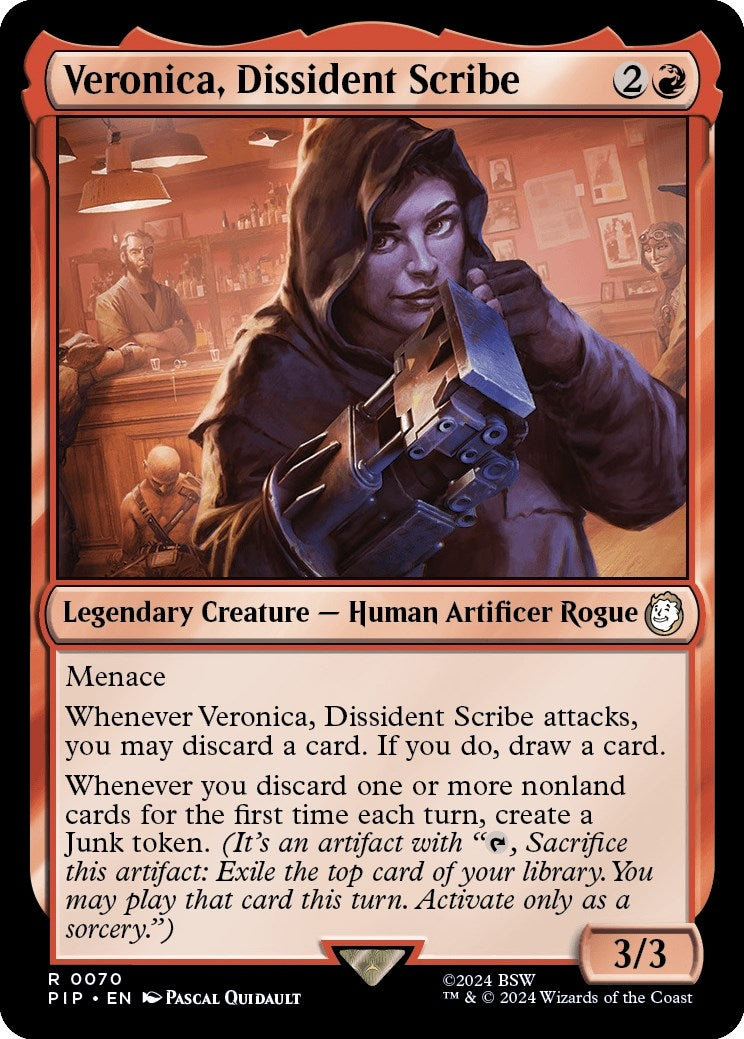 Image for Veronica, Dissident Scribe (70) - Magic: The Gathering