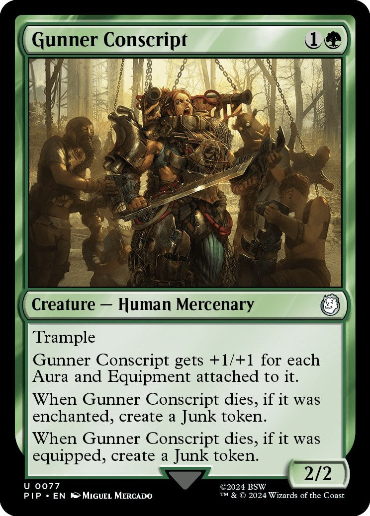 Image for Gunner Conscript (77) - Magic: The Gathering