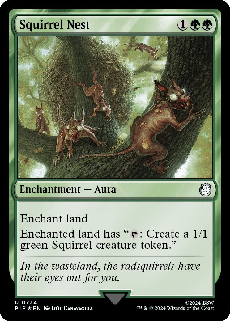 Image for Squirrel Nest (Surge Foil) (734) - Magic: The Gathering
